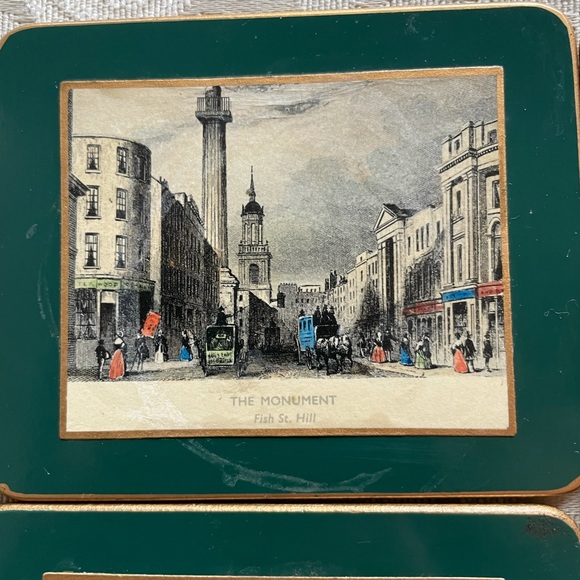 6 Vintage British Coaster Set *FAIR* - Picture 7 of 8